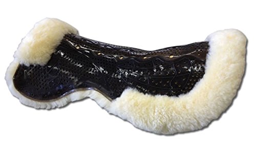 Hochwertiges Sattelkissen mit Lammfell-Auskleidung, atmungsaktiv und temperaturausgleichend für empfindliche Pferde