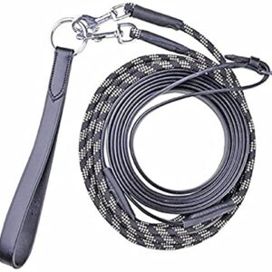 HKM 4153 Schlaufzügel, Hilfszügel Ausbinder Pohlmannzügel Pony Warmblut Vollblut - hochwertige Abbindenhilfe für Pferde mit hoher Leistungsfähigkeit