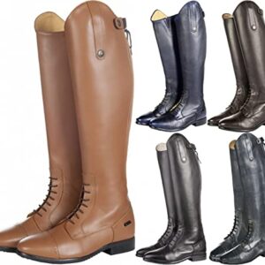 Klassische Reitstiefel HKM 4417 Valencia aus echtem Leder, ideal für jeden Reiter, hohe Qualität und Präzision.