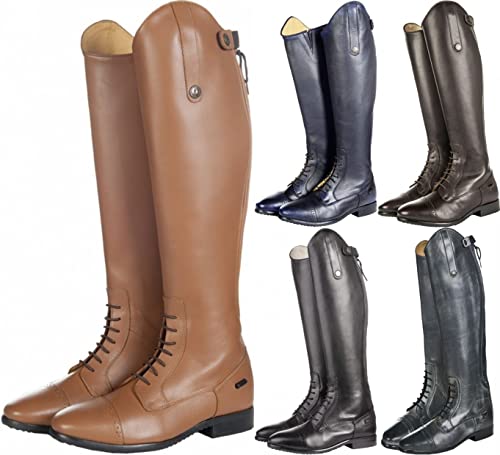 Klassische Reitstiefel HKM 4417 Valencia aus echtem Leder, ideal für jeden Reiter, hohe Qualität und Präzision.