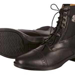 Kerbl Covalliero Stiefelette Monaco, Schürstiefelette Reitstiefelette, schwarz, 39 - elegante Reitstiefel für Damen und Herren aus hochwertigem Glattleder