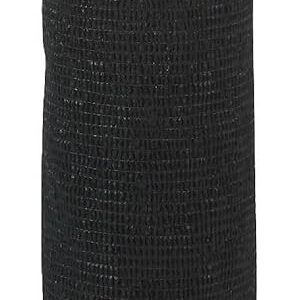 Kerbl EquiLastic selbsthaftende Bandage, 7.5 cm breit, schwarz für Pferde, hochelastisch, sich selbst haftend, langlebig und leicht zu reißen