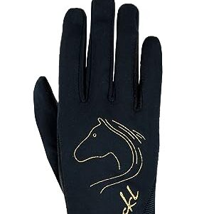 Reithandschuh für Kinder, Tryon von Roeckl, optimaler Tragekomfort und sicherer Griff am Zügel