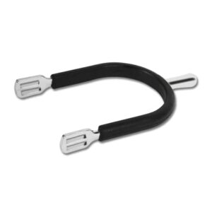 Sporen-Set für Damen und Herren, hochwertige Sporen mit fixiertem Sporenschutz und Nylon-Sporenriemen, langlebig und rostfrei