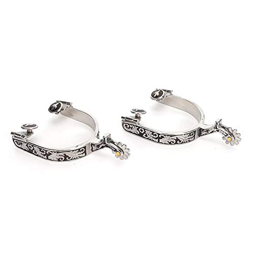 Hochwertige Edelstahlsporne für Pferdetrainer und -besitzer, geeignet für Pferdetraining, Pferdesport, Dressur, Unterhaltung und mehr