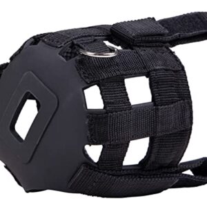 ARBO-INOX Freßbremse Aufsteckbar QHP schwarz kontrollierte Grasaufnahme (Full Warmblut) - Pferdefutter, Pferdepflege und Wohlbefinden