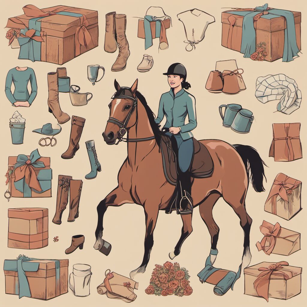 Pferde Geschenke - Reitartikel wie Lederstiefel, Pferdeschabracken und D-Gebisse für den Pferdeliebhaber