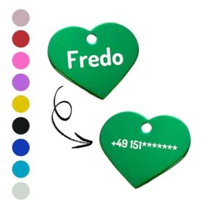 Persönlich glückbringender Herzanhänger für Pferde, individuell personalisierbar mit deinem Namen oder Spitznamen, hochwertiger Kunststoff, 10 Farben verfügbar, perfektes Geschenk für Pferdefreunde