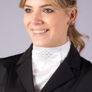 Luxuriöses Plastron Sparkle von Harry's Horse für Damen, perfekt für Dressurreiten und Turniere, elegant und extravagante Note