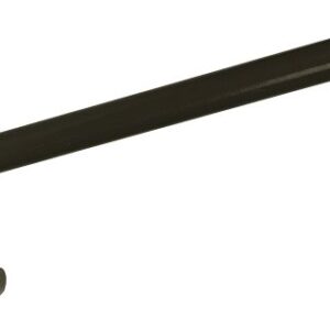 Kerbl Sattelhalter, schwarz, 44 cm lang, aus lackiertem Metall, runde Ausführung, klappbar