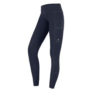Reitleggings Ella - perfektes Reitzeug für Damen mit Silikon FULLGRIP und Handytaschen an den Oberschenkeln für bequemen Smartphone-Nutzung während des Ritts