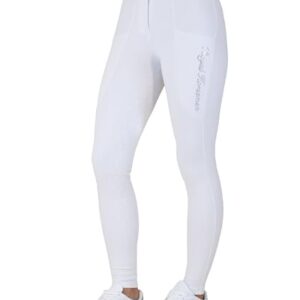 Royal Horsemen Reithose WinningWhite, S - hochwertiges Reit-Outfit mit elastischem Material und rutschfestem Grip-Besatz für optimalen Komfort bei der Reiterei