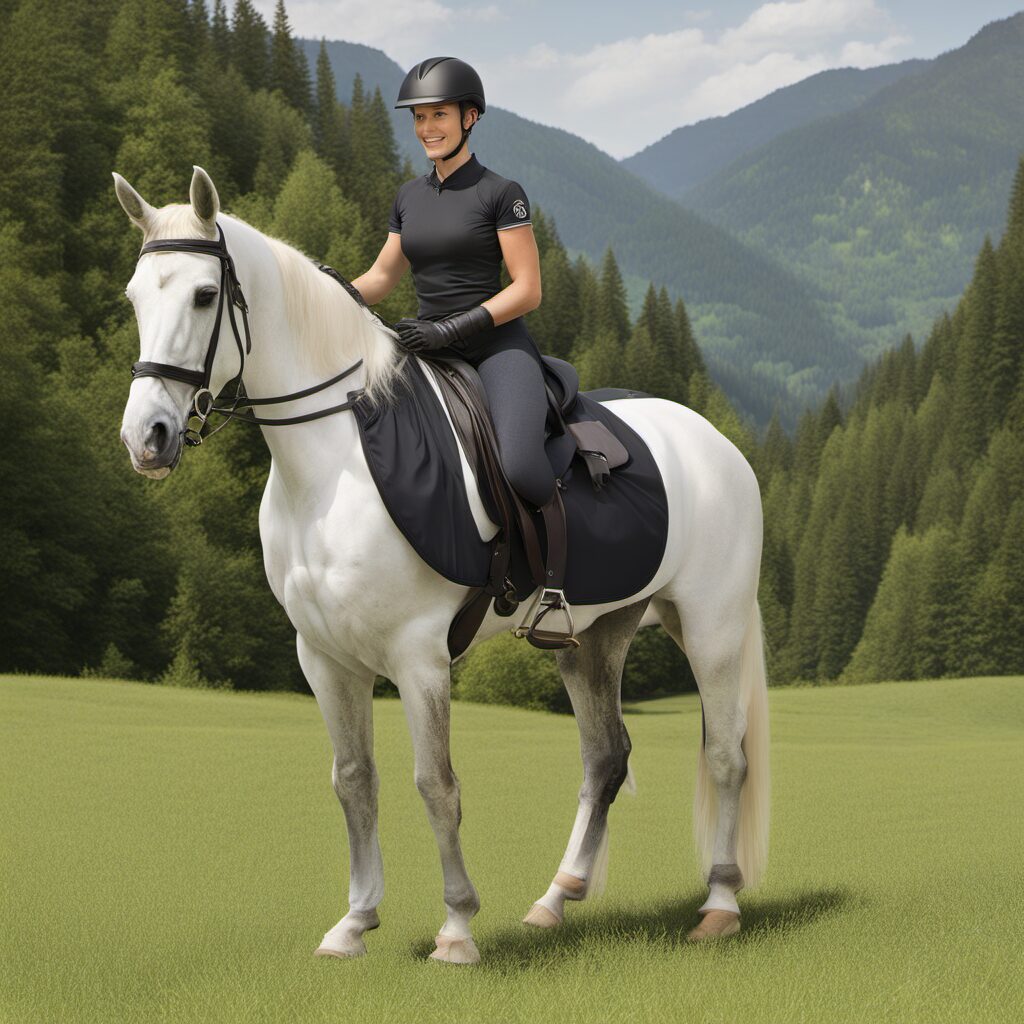 Schützen Sie Ihren Pferdesattel mit hochwertigen Produkten wie Covalliero Sattelschonbezug und Acavallo Ortho-Coccyx Dressage Drilex.