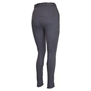 Bequeme und dehnbare Herren Reithose von Avon Equine, grauer Farbton, passend fürs Reiten, Fitness und Bewegung