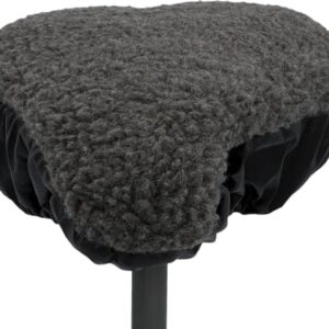 Bekannte FISCHER Satteldecke für Touren-Sitz im Fahrrad, Schwarz, wendbare Konstruktion, weiches und warmes Material