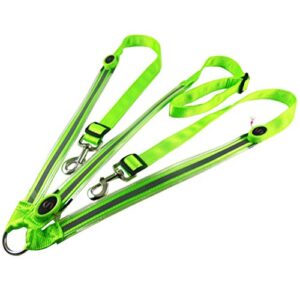 Einstellbarer LED-Kragen für Pferde mit hoher Sichtbarkeit, ideal für Reitsport in der Nacht oder auf dunklen Wegen, aus Polyester-Gurtband mit dauerhaften LEDs und drei einstellbaren Beleuchtungsmodi.