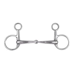 Hochwertiges Baucher Gebiss aus massivem Stahl von WALDHAUSEN, 13,5 cm groß, einfaches und robustes Design