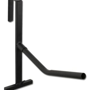 Transportabler Sattelhalter aus Metall, schwarz, für Pferde, leicht und robust, flexible Verwendung im Stall oder unterwegs