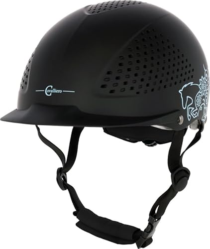 Covalliero Reithelm Beauty 2.0 - Ein hochwertiger Reit-Helm mit 4-Punkt-Befestigung und perfektem Schutz für den Kopf
