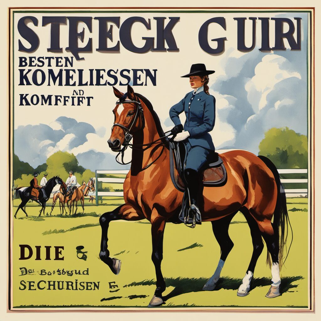 Steigbügeleisen und -tritte für einen sicheren Reitsitz