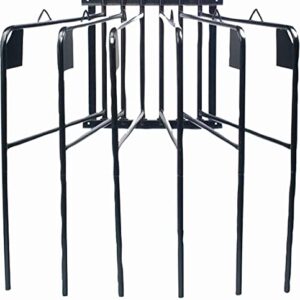 Pferde Deckenhalter 6 armig schwenkbar, schwarz für maximalen Platz und praktische Lösungen