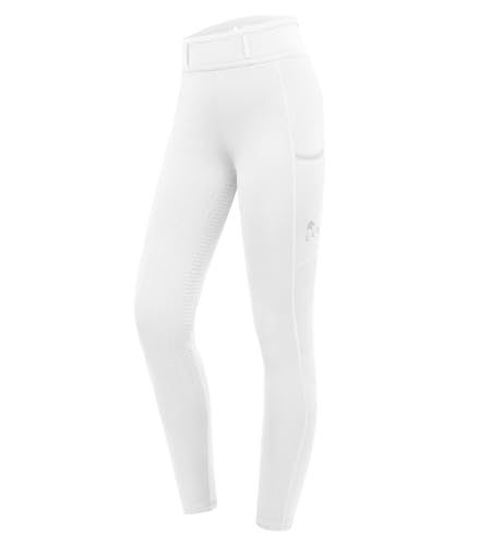 Bequeme Reitlegging für Pferde, ELT Reitlegging Ella weiß, Größe 140, Silikon-Vollbesatz und Atmungsaktivität für optimale Bewegungsfreiheit