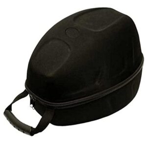 Sicherer Transport für Reithelme in Universalgröße - Elastiknetz, Mikrofaserpolsterung und Reißverschluss