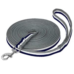 Start Longierleine für Reitsport - Pferdelonge 8 m aus Nylon - Softlonge mit Handschlaufe und Karabiner - rutschfeste Longe für Pferd - Robuste Longierleine für Training