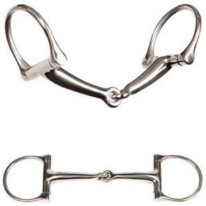 Klassische Reit-D-Trense von Harry's Horse, Leichtgewicht 14mm, Größe 12.5