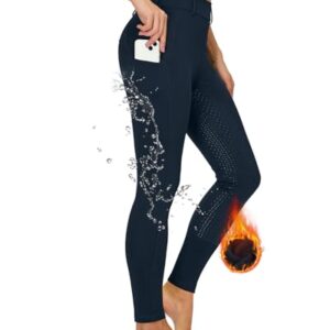 Wasserdichte Damen Reitlegging mit Thermo-Technologie, gefüttert und mit Handytasche und Gürtelschlaufen. Ideal für kalte Tage im Sattel.