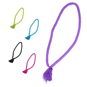 Pferde Halsring aus Baumwolle für Westernreiten und als Balancezügel geeignet. Schwarz, Größe Full