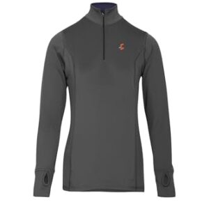Langärmeliges athletisches Thermo-Shirt für Damen Mädchen - Reitbekleidung und Ausrüstung zum Reiten
