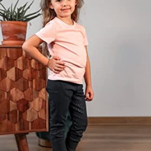 Baumwoll-Reithose für Kinder mit Silikonvollbesatz und Handytasche - atmungsaktiv und bequem zu tragen