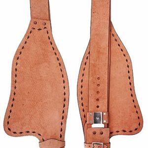 CHALLENGER 5237BR Ersatzsattel für Pferde, Western/Erwachsene, Roughout Buckstick - hochwertiger Sattel mit robustem Design und langen Lebensdauer