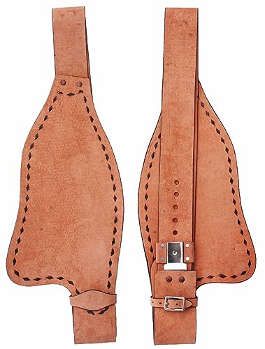 CHALLENGER 5237BR Ersatzsattel für Pferde, Western/Erwachsene, Roughout Buckstick - hochwertiger Sattel mit robustem Design und langen Lebensdauer