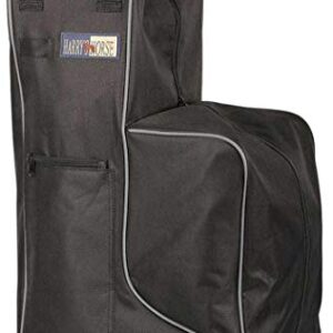extra Helmtasche von Harrys Horse, Reitstiefel Tasche, Stiefel Beutel, schwarz, komfortabel und praktisch