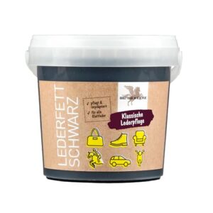 Pflege und Schutz für Leder - Bense & Eicke Lederfett schwarz, 500ml