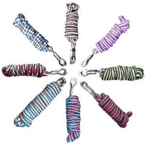 Bunte Führstricke 10 Stück in verschiedenen Farben, ideal für Pferdesportvereine oder als Geschenk für Pferd-Besitzer