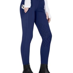 Kinder Winterreithose von FitsT4 Sports, Reitoutfit mit Silikon-Knie und Taschen, weiches Fleece-Futter, perfekt für Pferdesport und Freizeit