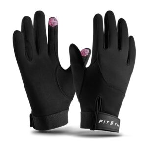 Reithandschuhe mit Winter Grip, geeignet für Damen und Erwachsene, Reitgeschirr für winterliche Reitwettbewerbe, Fahrradhandschuhe mit Touchscreen-Fingerfähigkeit