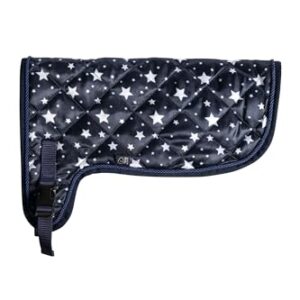 Navy-Decke mit Sternenmuster für Hobby-Horsing-Freunde, einschließlich Spieldecke und atmungsaktiver Einrichtung