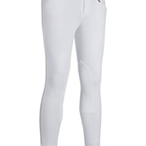 Weiße Reithose aus hochwertigem Material, perfekt für alle Anlässe und Tagesabläufe. Bequem, komfortabel und stilvoll.
