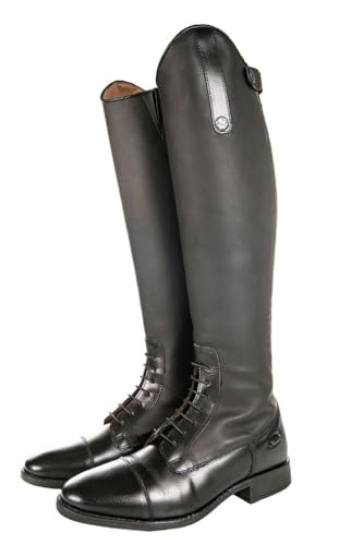 Reitstiefel HKM Sevilla 9100 in Schwarz, Größe 40, hochwertiger Stiefel für den Reitsport mit optimalem Komfort und Sicherheit.