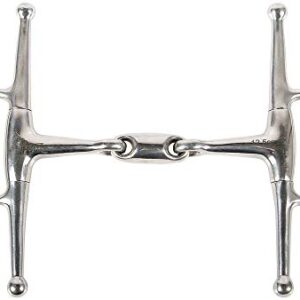 Hochwertige Knebeltrense von Harry's Horse, doppelt gebrochen 15mm, Größe 13,5 cm, ideal für Reiterinnen und Reiter