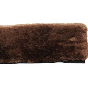 Nasenschutz für Pferde, Nasenschoner aus 100% echtem Merino-Lammfell, Schutz vor Scheuerstellen und Druckstellen im Nasenbereich