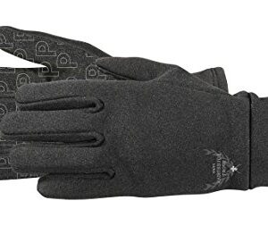 Damen Winter Reithandschuhe, schwarze Reitgloves für Frauen, warme und elastische Winterreithandschuhe