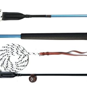 Einsetzbarkeit und Vielseitigkeit: Unser Kontaktstock mit Seil ist ideal für Bodenarbeit, Longieren, Horsemanship und gezieltes Pferdetraining. Länge und Reichweite: Wir bieten eine optimale Länge von 100 cm oder 120 cm für individuelle Trainingsbedürfnisse.