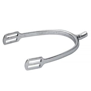 Start Reitsporen mit Nylonriemen - Sporen mit geradem Schaft 15 mm - Ideal für Anfänger und Jugendliche bei ihrem ersten Reitunterricht