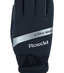 Roeckl Sports Reithandschuh Wynne, Turnier Winter Handschuh in Schwarz 7, optimale Kälteschutz und Komfort für jeden Reiter