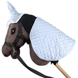 Decke und Fliegenhaube für Hobby Horse - Blau, Zubehör für Hobby Pferd von SKIPPI